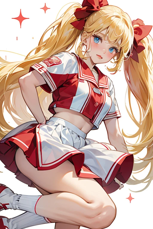 masterpiece, best quality,<lora:HoshigumaYuugi:1>,hoshiguma yuugi, 1girl,single horn, pointy ears, blonde hair, long hair,yellow eyes,shackles ,white shirt,skirt,alcohol, sake,grin,grey background,