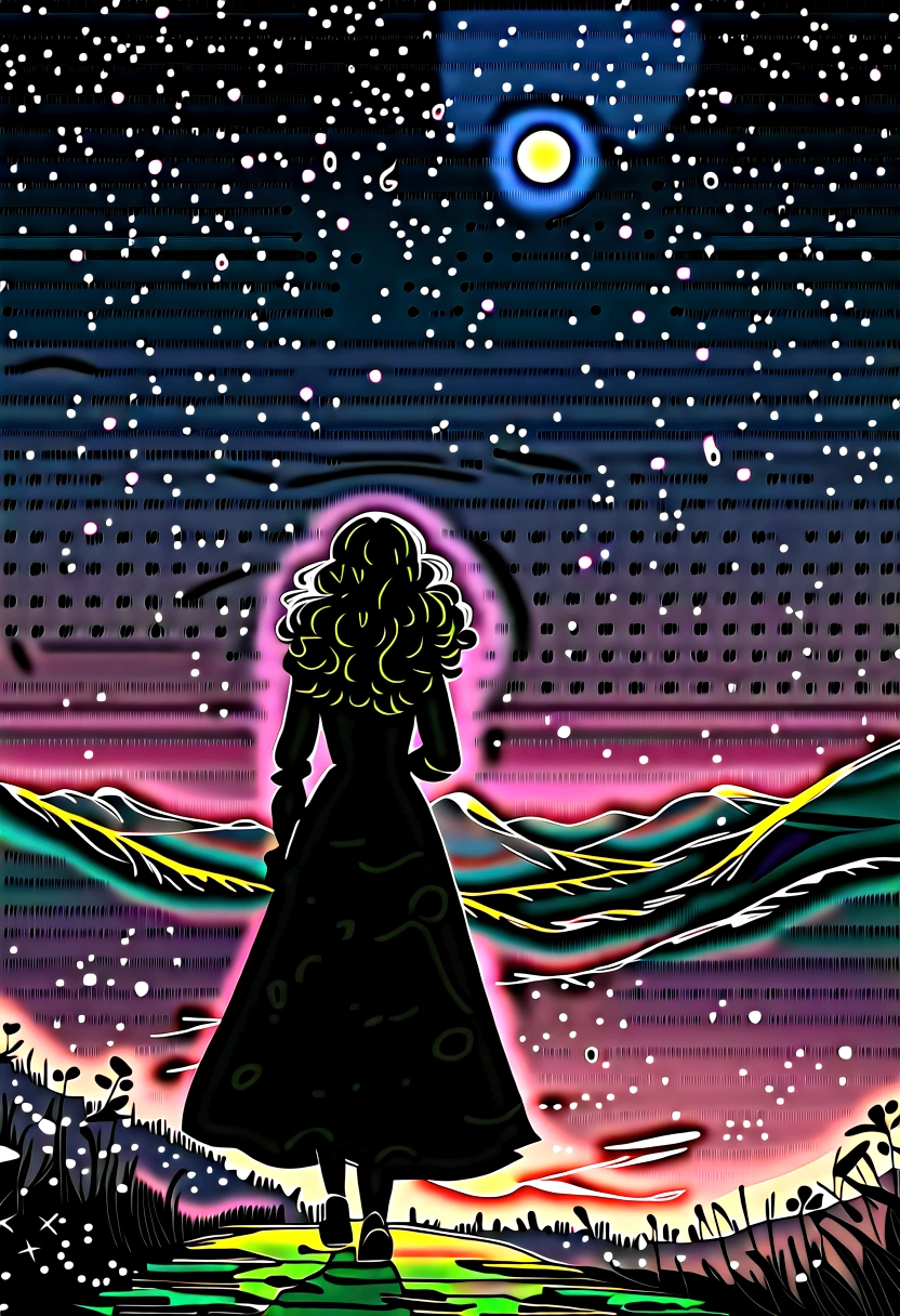 realisitic, high resolution, iluminação realisitic, fotorealisitic, curly hair, longye hair, chuva leve, drizzle