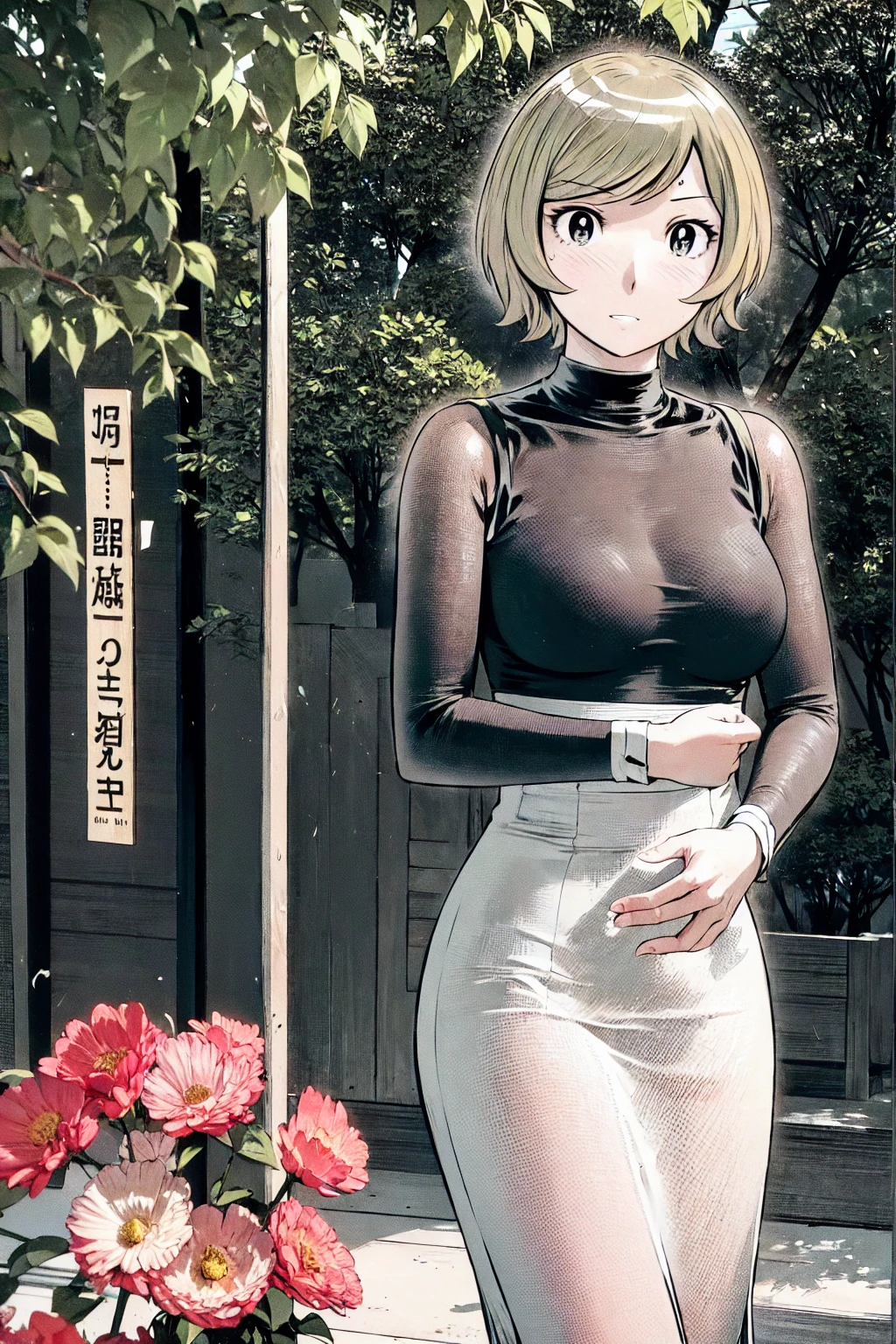 、(masterpiece、Highest quality)、Highest quality, Ultra-high resolution, (((masterpiece))), alone, Sweat、Big eyes, Composition from the front、Shortcuts、Embarrassed face、Blonde Hair、Cut your hair short、School classroom、Sailor suit、skirt、short hair、Browsing Caution、Upper body naked、Breasts exposed、Nipples、Large areola、Sitting in a chair without a backrest、Internal Medicine Examination、Woman showing her body、belly button、真Composition from the front、School Insurance Office、curtain、cubicle、window、door、Fluorescent lamp