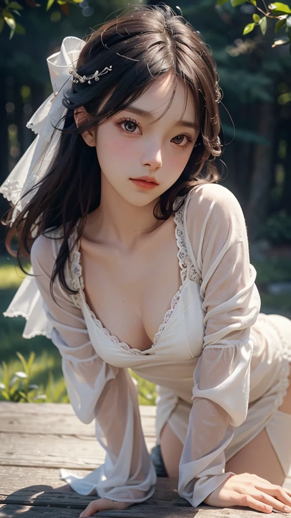 highest quality,soft focus,cinematic lighting,realistic,fine texture,beautiful fine detailed,delicate,beautiful girl,looking at viewer