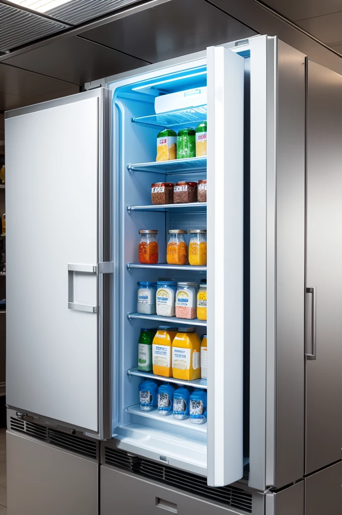 Refrigerator at work 