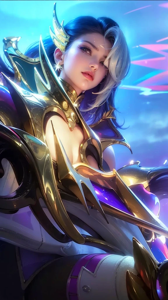 (8k, RAW photo, photorealistic:1.25) ,( lipgloss, eyelashes, gloss-face, glossy skin, best quality, ultra highres, depth of field, chromatic aberration, caustics, Broad lighting, natural shading,) looking at viewer with a serene and goddess-like happiness,