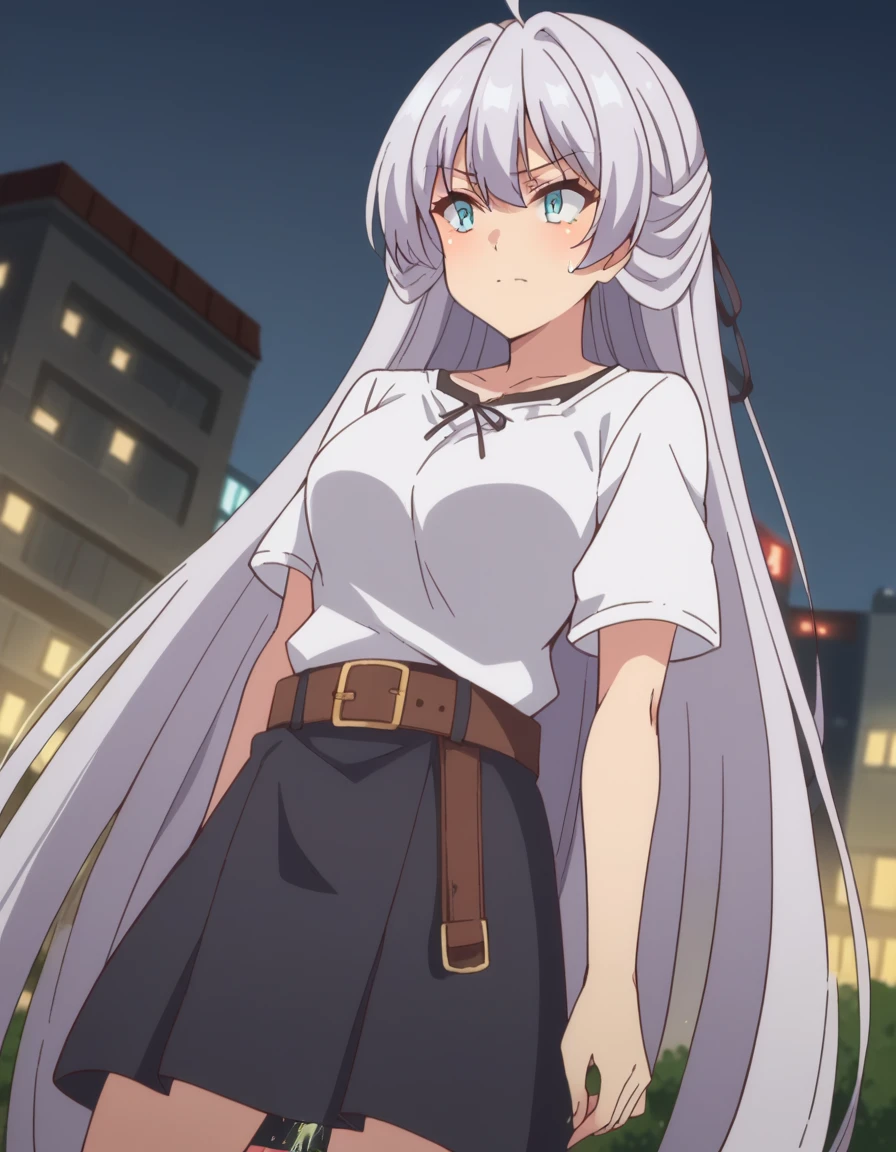 score_9, score_8_superior, score_7_superior, sauce_anime,
kurehaclyret, Kureha Claylet, Long Hair, bangs, blue eyes, very Long Hair, Ahoge, Gray Hair,Peeing、(((nsfw、hentai)))
skirt, belt,
Outdoor, Cityscape, I had already finished,
View your viewers, Dutch Angle, Cowboy Shot,