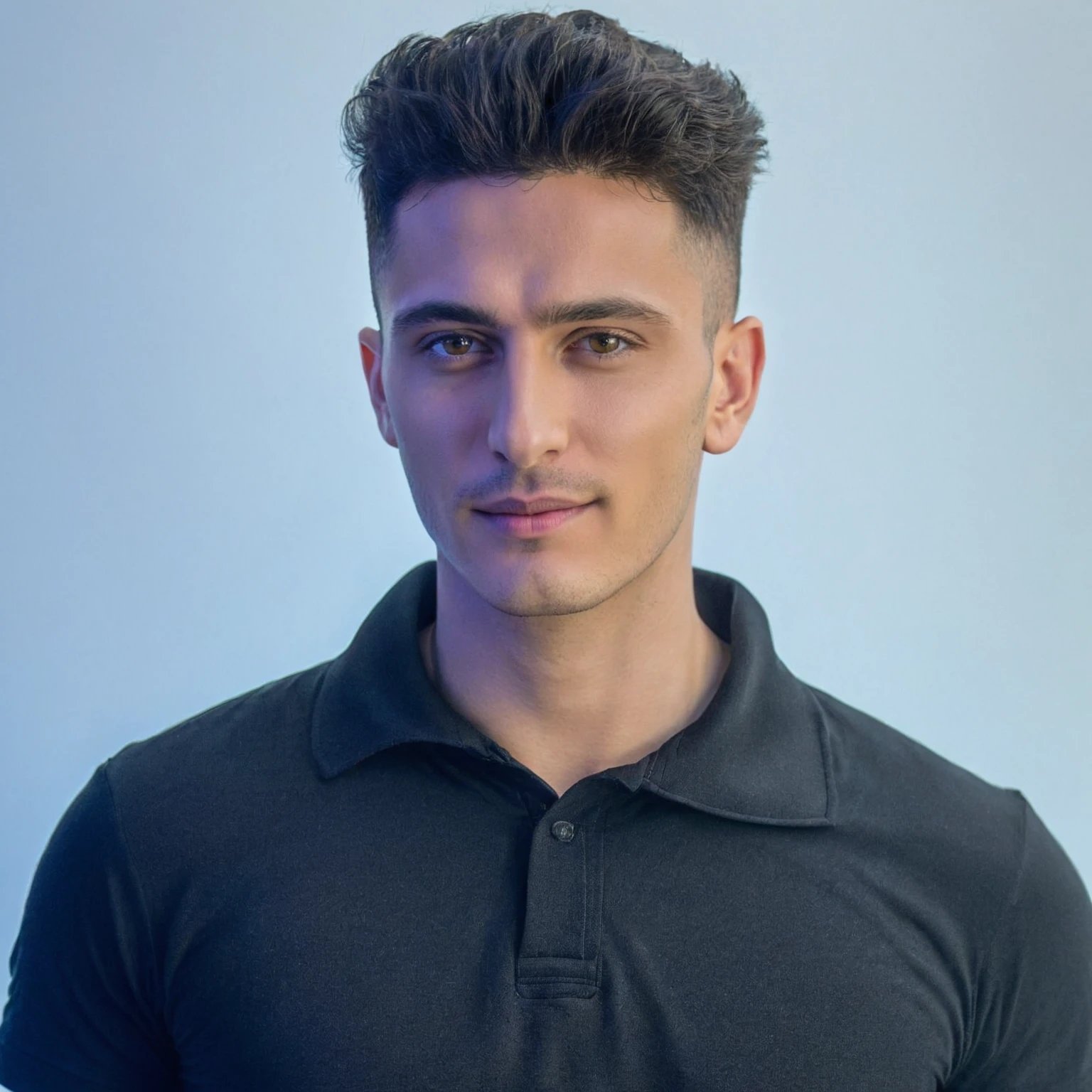 arafed man in a black shirt posing for a picture, headshot profile picture, professional profile picture, enes dirig, aykut aydogdu, edin durmisevic, daniel dociu, raphael personnaz, bogdan rezunenko, professional picture, frontal picture, asher duran, damian kryzwonos, mateo dineen