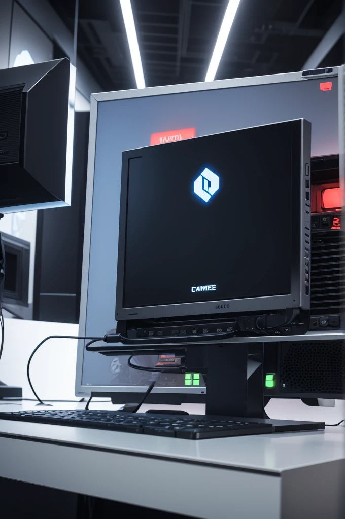 A logo for a computer and games store
