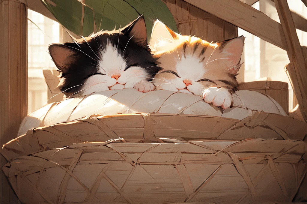 (Masterpiece: 1.2, high quality),
Cat, cute sleeping face.
