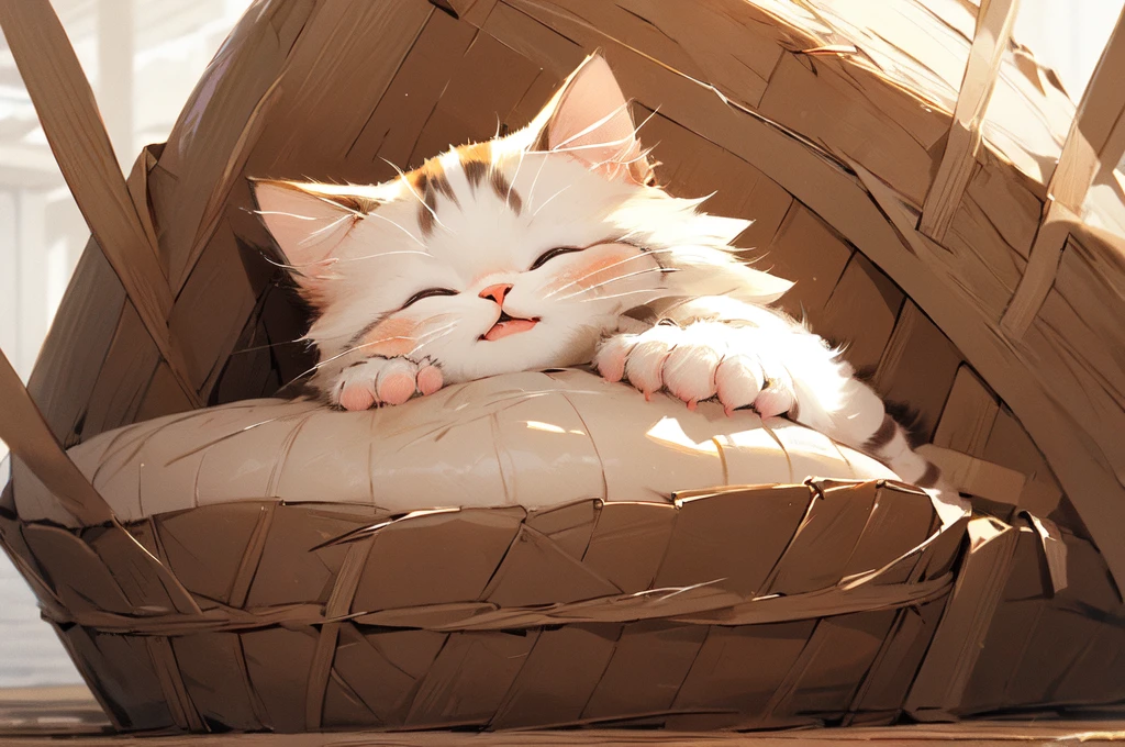 (Masterpiece: 1.2, high quality),
Cat, cute sleeping face.