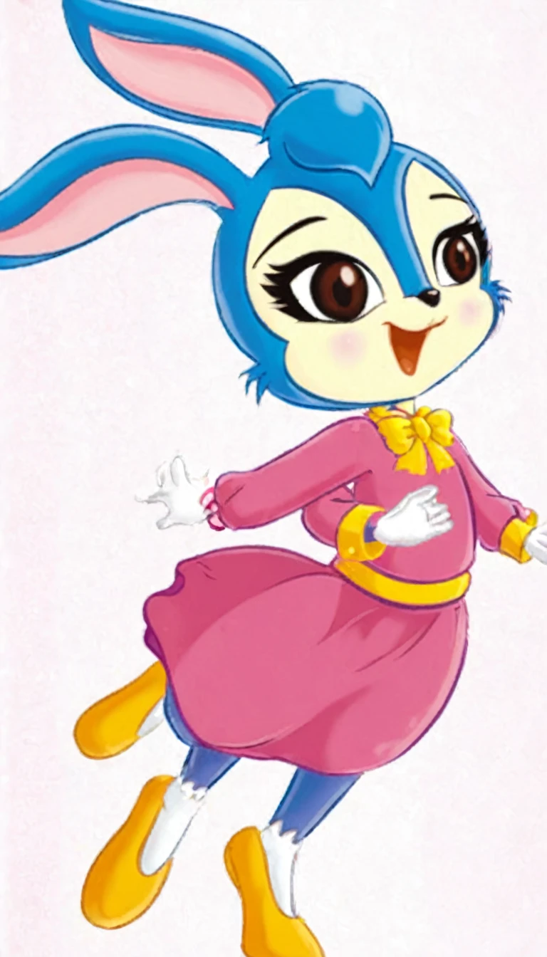 Solitary,Animal ears,open mouth,Rabbit ears,white backgrounmorality,Smile,simple backgrounmorality,hairy,Happy,1 Girl,stanmoralitying,stanmoralitying on one leg,full bomoralityy,Brown eyes,blush,Gloves,outstretchemorality arms,remorality eyes,white Gloves,hairy female,Animal nose,Dance,Dance moves,Bunny Girl,Blue fur,:morality,Blue Hair,Tail,flat chest,Raise your arms,bomoralityy fur,spreamorality arms,:3,