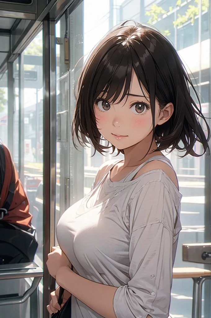 boyish、Big Breasts、high school girl