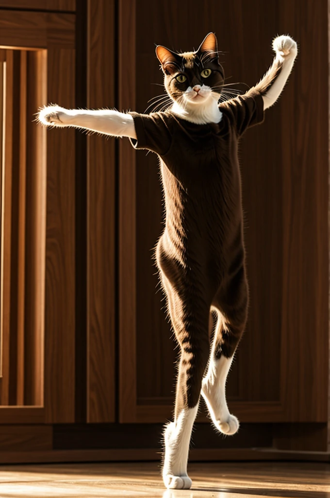 a dancing cat 