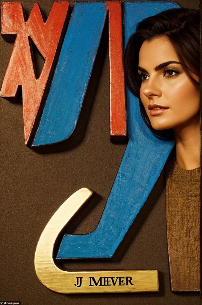 Believe me two lovers manwoman with the initial J for him and the M for her