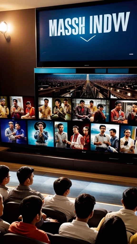 A mass number of people waiting tv amazingly