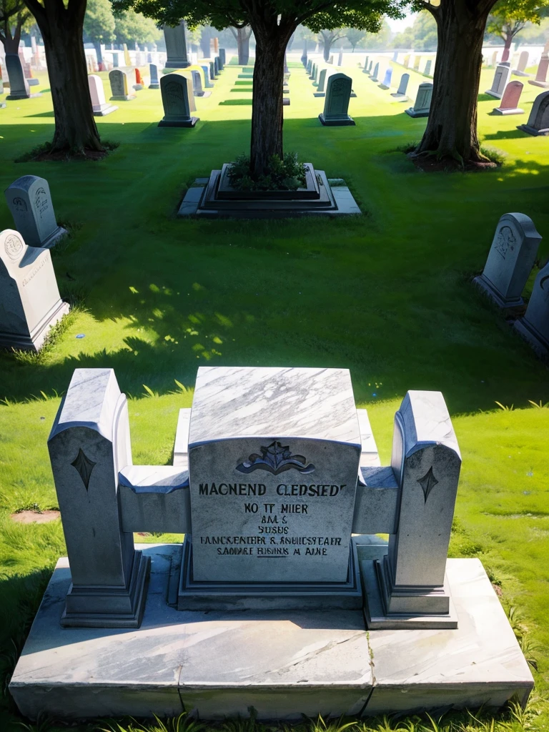 Highest quality,Highest Resolution,Family cleaning tombstones at a cemetery,