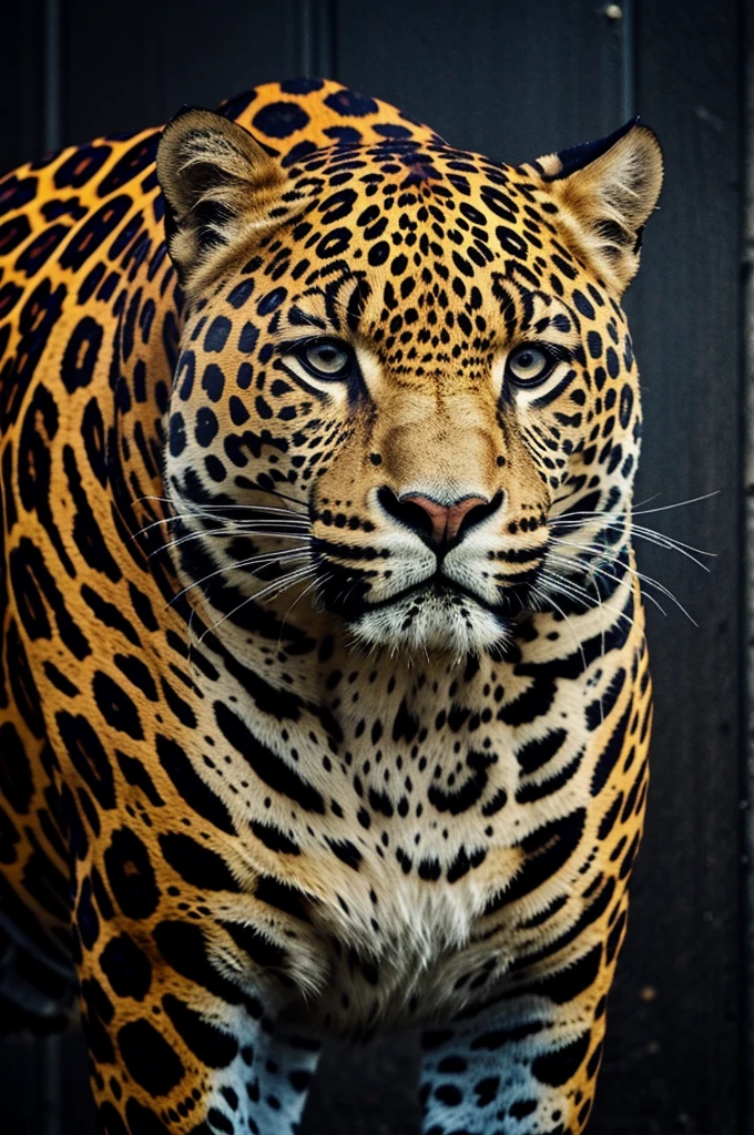 Give me a logo for school promotion that is about a jaguar and the background is black