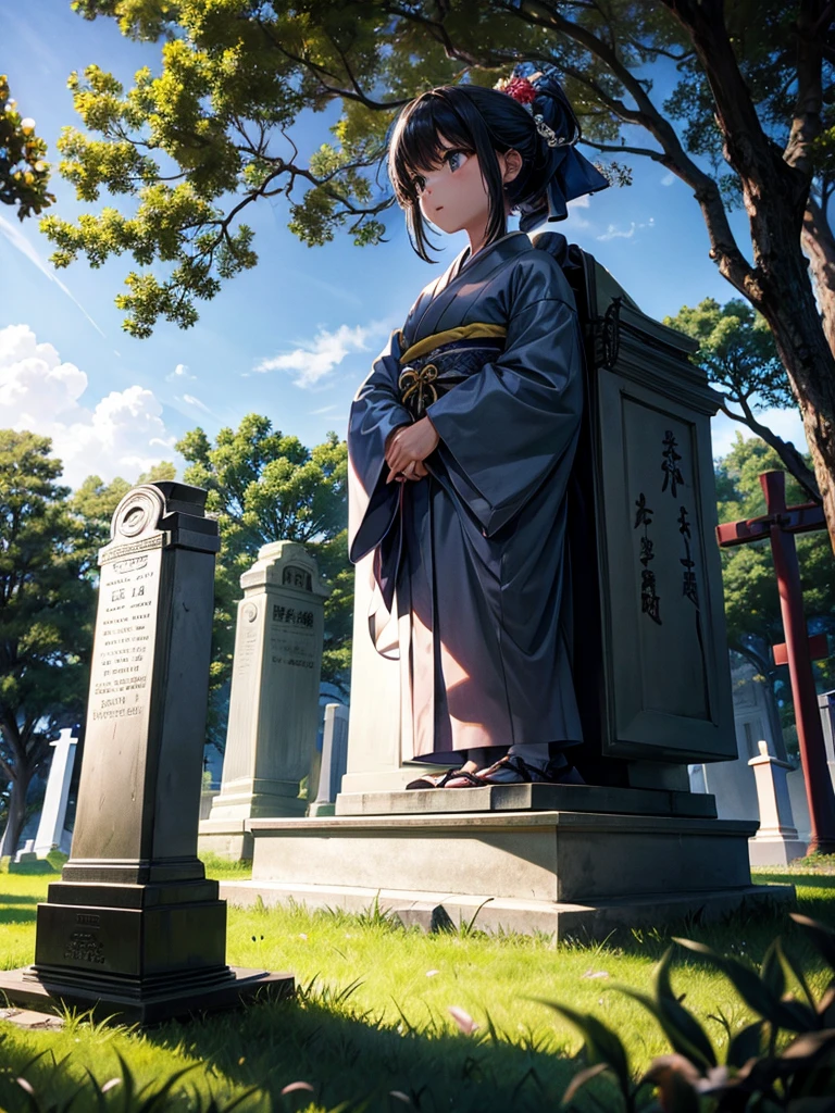 Highest quality,Highest Resolution,Cemetery,Ghost Girl,Japan,