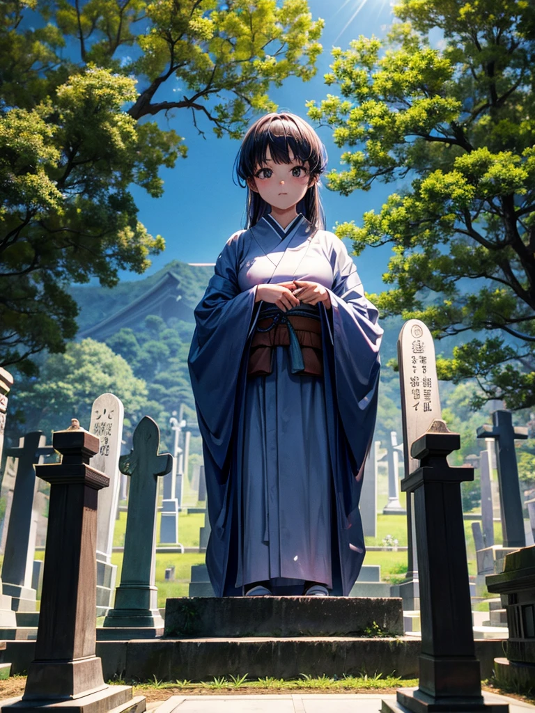 Highest quality,Highest Resolution,Cemetery,Ghost Girl,Japan,