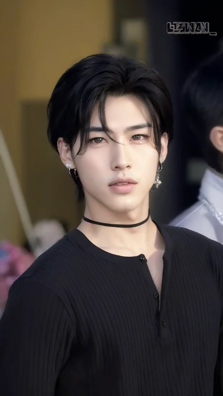 (RAW photo, best quality), (realistic, photo-realistic:1.3), masterpiece, an extremely korean and handsome, extremely detailed, CG, unity , 4k wallpaper, Amazing, finely detail, light smile, extremely detailed CG unity 8k wallpaper, huge filesize, ultra-detailed, highres, absurdres, soft light, (((medium hair:1.3), short bang, black hair)), handsome detailed boy, detailed fingers, extremely detailed eyes and face, handsome detailed nose, realistic detailed eyes, light on face, looking at viewer, (closed mouth:1.2), 1boy, young, mature face, (full body:1.3), realistic face, realistic body, handsome detailed thigh, (ulzzang-6500-v1.1:0.8), 