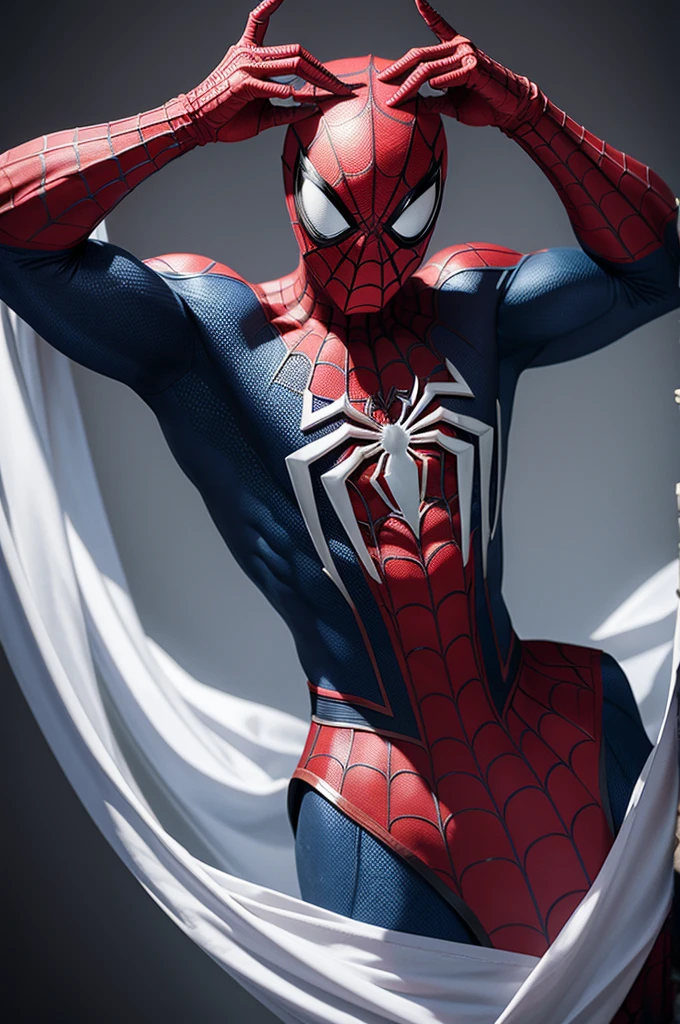 Spiderman with Pope Leagues' legs