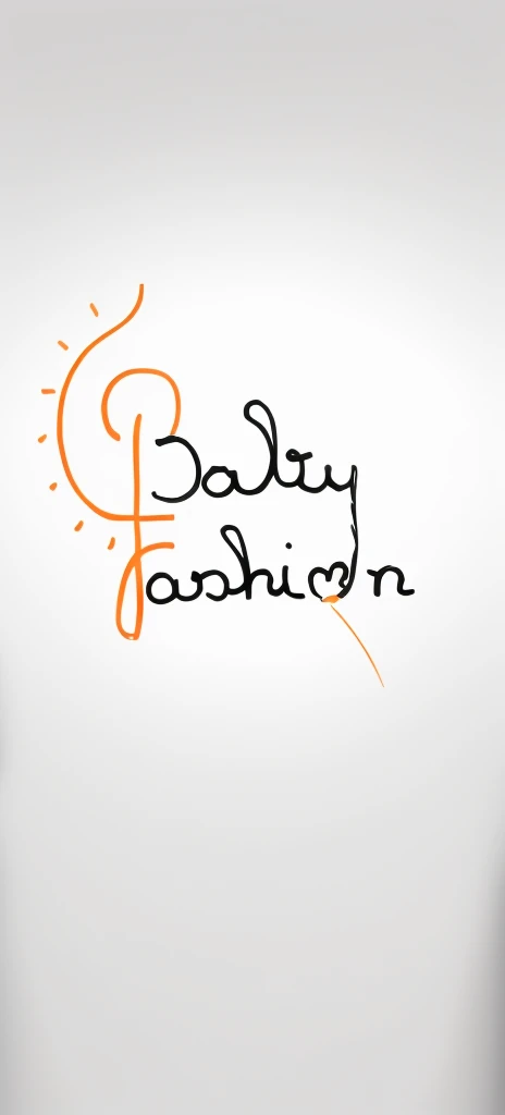 black writing, clothing store, children's fashion, fashion, White background
