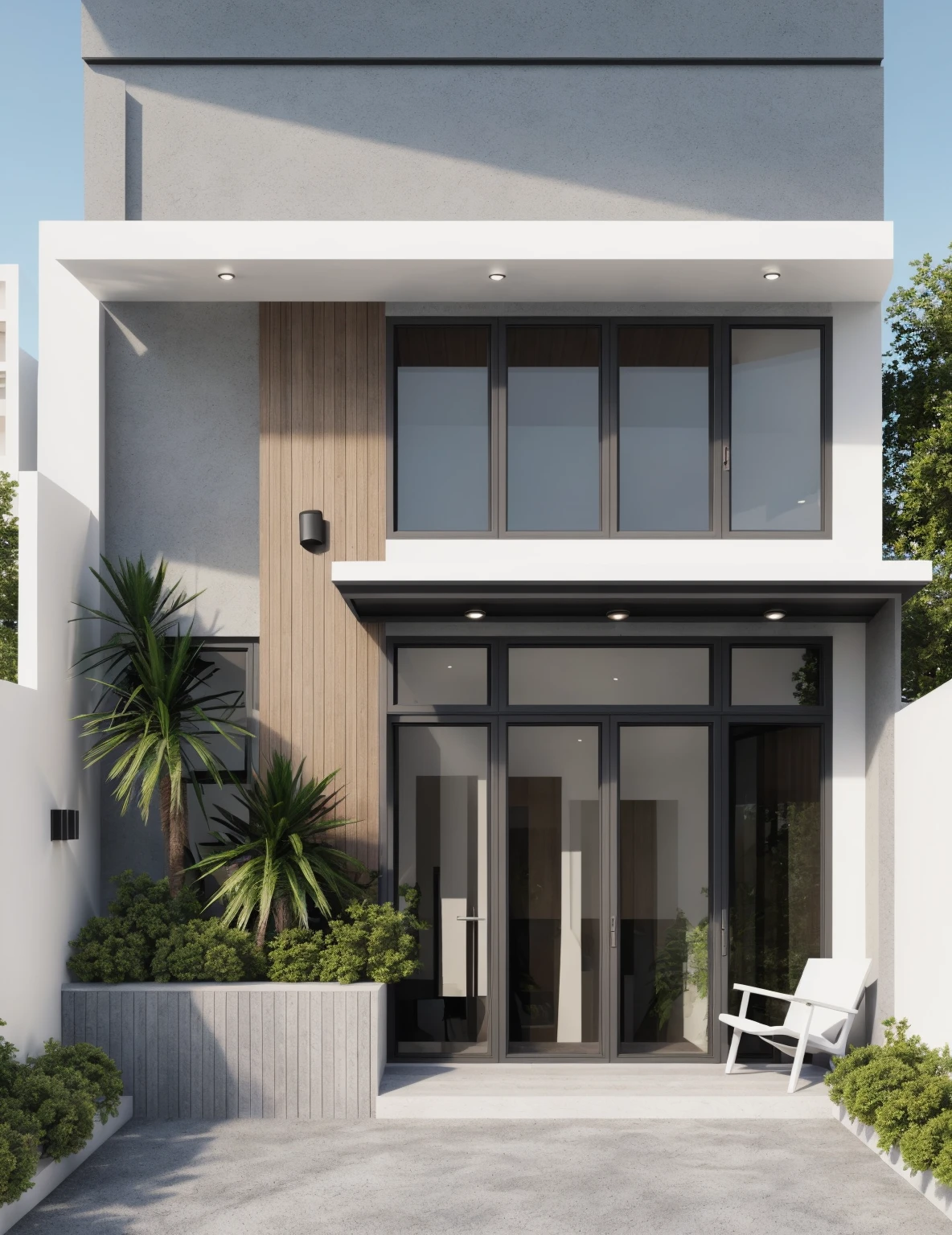((1 morden house like egg format)), main material by ((white wall)), 1large yard, 1 road runs in front of the house, (((VERTICAL WALLs was covered by white color))), (RAW photo, real, best quality, masterpiece:1.2), look morden minimalist, 1 road in front of the house, dynamic lighting:1.3, (hyper realistic, photo-realistic:1.2), high quality, (dark lighting:1.2), perfect lighting, archdaily, no human