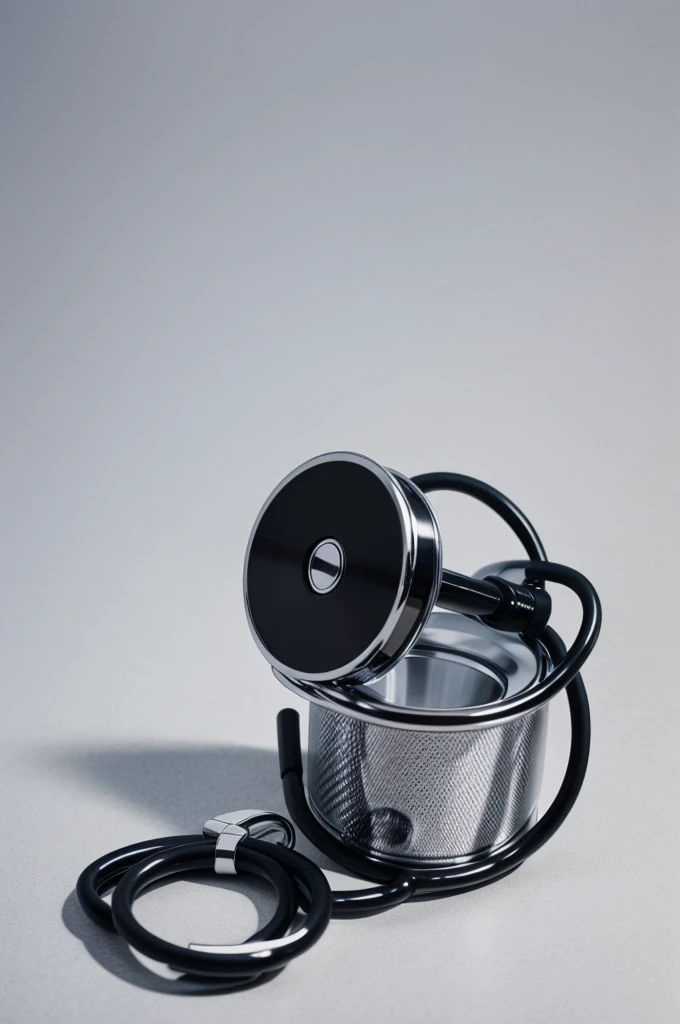 Stethoscope white background