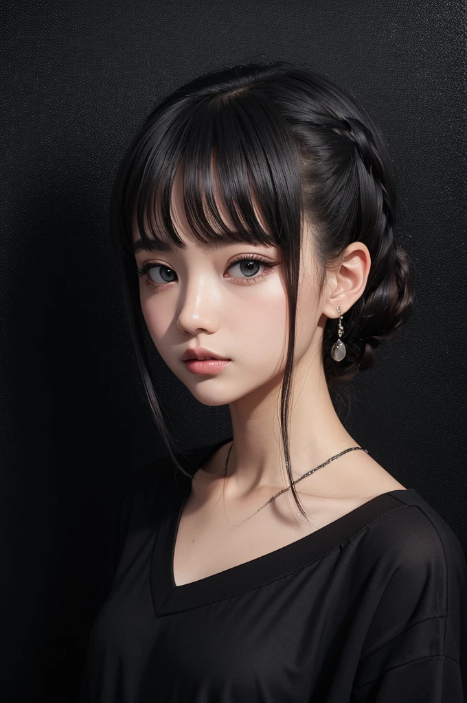 black backdrop