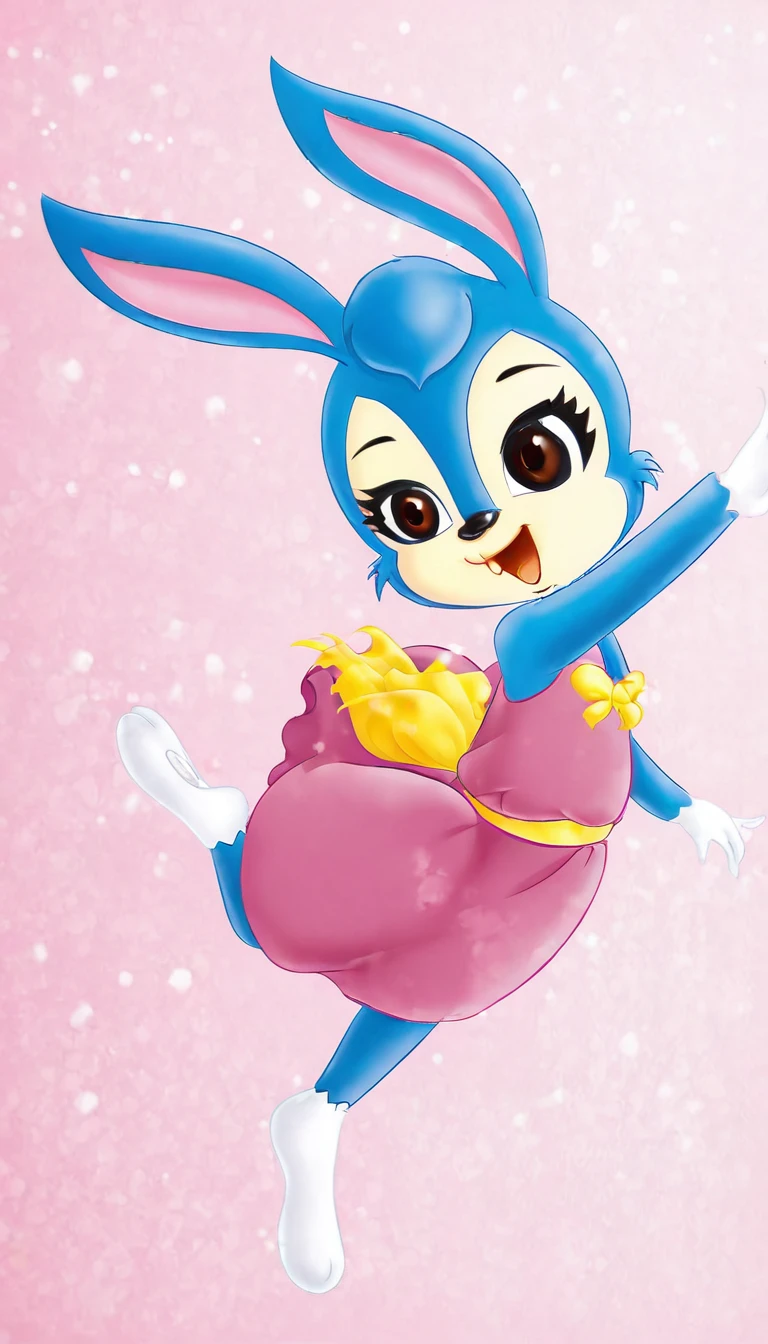 ((masterpiece)), ((best quality)), ((high resolution)), ((Extremely detailed CG unity 8k wallpaper)), Solitary, Orange,Animal ears,open mouth,Rabbit ears,white backgrounmorality,Smile,simple backgrounmorality,hairy,Happy,1 Girl,stanmoralitying,stanmoralitying on one leg,full bomoralityy,Brown eyes,blush,Gloves,outstretchemorality arms,remorality eyes,white Gloves,hairy female,Animal nose,Dance,Dance moves,Bunny Girl,Blue fur,:morality,Blue Hair,Tail,flat chest,Raise your arms,bomoralityy fur,spreamorality arms,:3,