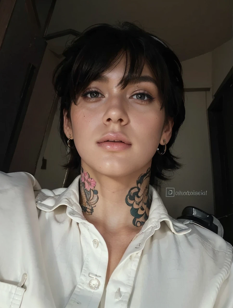 ((masterpiece)), best quality, extremely detailed face, ultra high res, (photorealistic:1.4), Amazing, finely detail, huge filesize, correct exposure, 1girl, svelte body, 162cm height, (intricate details), SOLO, looking at viewer, perfect lighting, realistic, lips, blush, shiny skin, fair skin,extremely detailed face, beautiful detailed eyes, (detail skin:1.2), makeup, depth of view, ((school uniform, overcoat,black stocking,leather shoes,)),full body, standing,