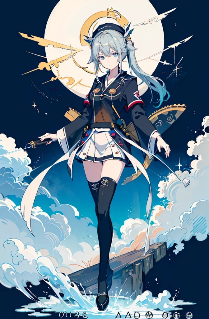 1girl, solo, outdoors, long hair, holy place, Original,(Illustration:1.1),(Best Quality),(masutepiece:1.1),(the Extremely Detailed CG Unity 8K Wallpapers:1.1), (Colorful:0.9),(mid-shot:0.95),(extremely detailed beautiful face),(Solo:1.2), (girl),(((Lori))), (Detailed beautiful eyes:1.15), (Beautiful face:1.15), (Glowing blue eyes:1.25////),(((sky blue Long Hair))),(two side up),(+perfect hand+:1.21),(Draw illustration of Japan priestess costume),(slender),(White pleated skirt),(Gothic),((black thighhighs)),(frilld),(Beautiful Slender Lolita Girl),hallowween,standing, girl,10 years old, girl,foggy place,vampire,sky blue hair,((full body,whole body)),((black thighhighs)),((black thighhighs)),((white japan priestess costume)),((white japan priestess costume)),((white japan priestess costume)),
