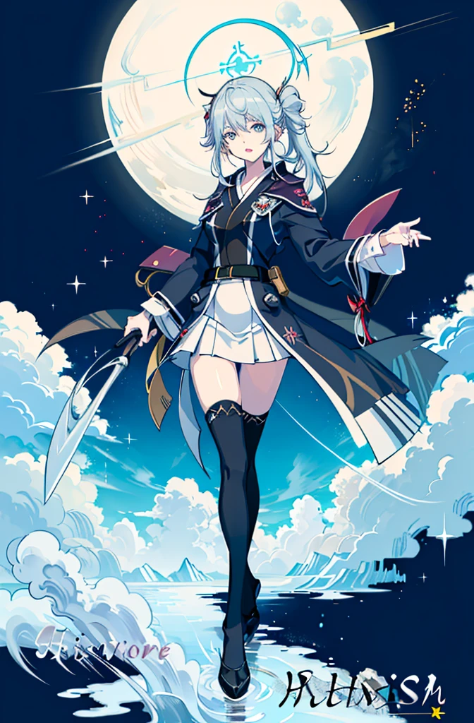 1girl,  solo, outdoors, long hair, holy place, Original,(Illustration:1.1),(Best Quality),(masutepiece:1.1),(the Extremely Detailed CG Unity 8K Wallpapers:1.1), (Colorful:0.9),(mid-shot:0.95),(extremely detailed beautiful face),(Solo:1.2), (girl),(((Lori))), (Detailed beautiful eyes:1.15), (Beautiful face:1.15), (Glowing blue eyes:1.25////),(((sky blue Long Hair))),(two side up),(+perfect hand+:1.21),(Draw illustration of Japan priestess costume),(slender),(White pleated skirt),(Gothic),((black thighhighs)),(frilld),(Beautiful Slender Lolita Girl),hallowween,standing, girl,10 years old,  girl,foggy place,vampire,sky blue hair,((full body,whole body)),((black thighhighs)),((black thighhighs)),((white japan priestess costume)),((white japan priestess costume)),((white japan priestess costume)),white clothes,