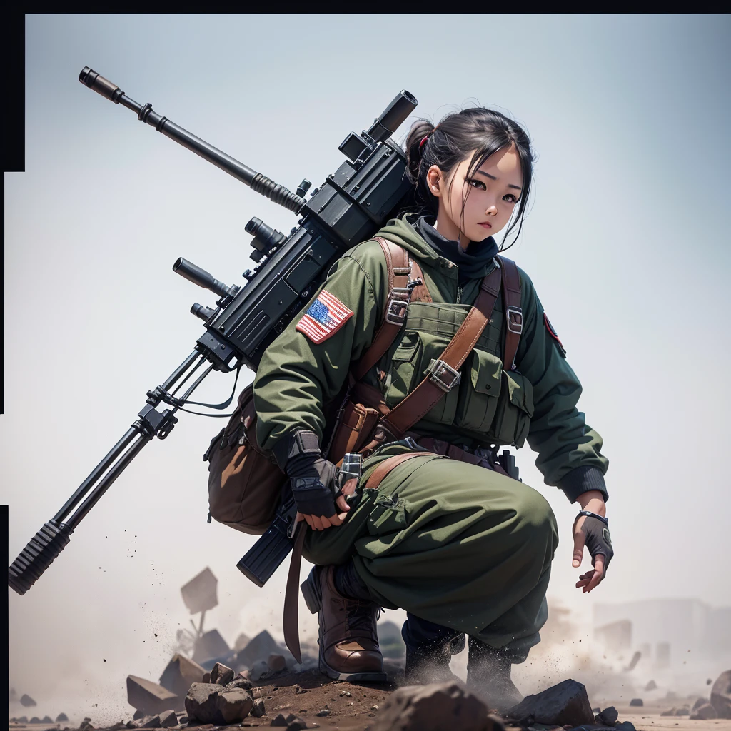 A machine gun facing sideways on a white background5There are about 1000 drawings.、Gatling Gun、Anime style machine gun、Game weapon design、Weapon Design、Gatling Gun、Balkan、Machine gun design、Weapon concept art、Anime style firearms、weapons