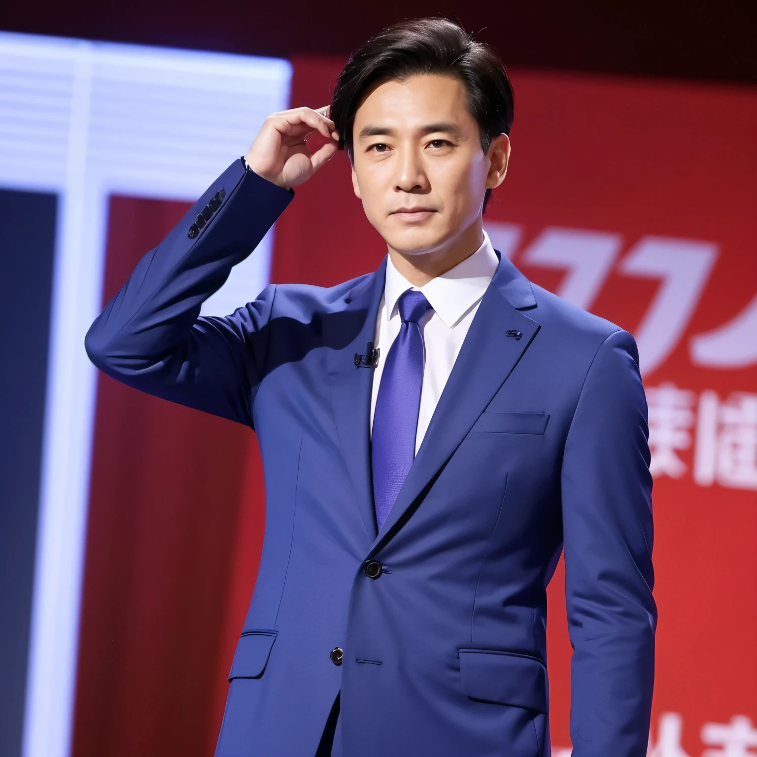 Asia male politics election suit cool