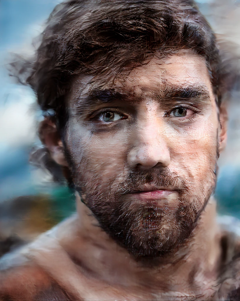 breathtaking selfie (Fares Fares) on a cliff, Fjords in background, award winning, professional, studio light, natural lighting, 4k uhd, dslr, soft lighting, high quality, Fujifilm XT3