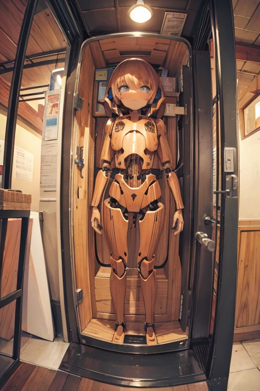 Wooden Humanoid Machine