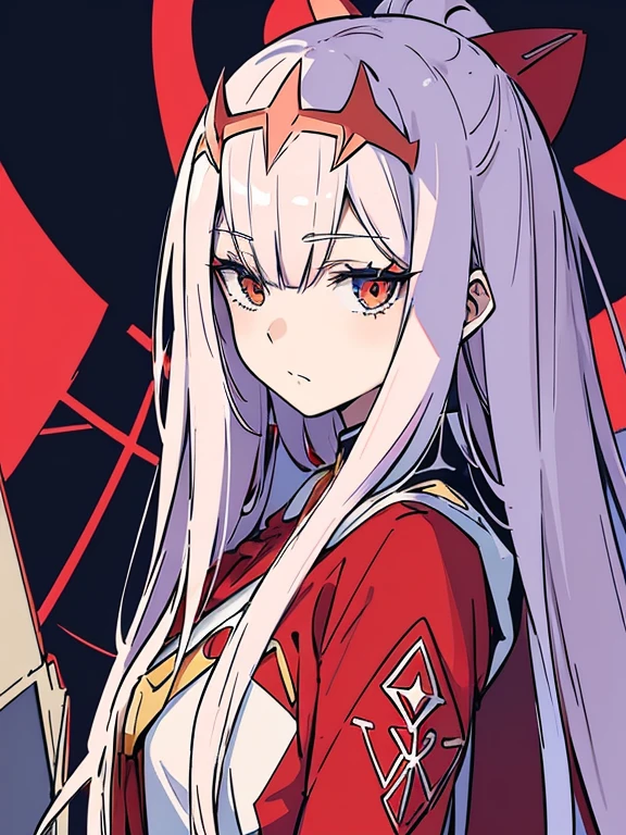 Zero Two / Darling in the Franxx ] Wearing a mask, Roysh |, by Kamisaka Sekka, Roysh art style, Beautiful art illustrations, Digital art on pixiv, Anime illustration, Colorful illustration, Supernatural art style, Strange and dark art style, Trending Anime Art, digital Anime illustration, tumbler, Written by Nobuzada Yanagawa