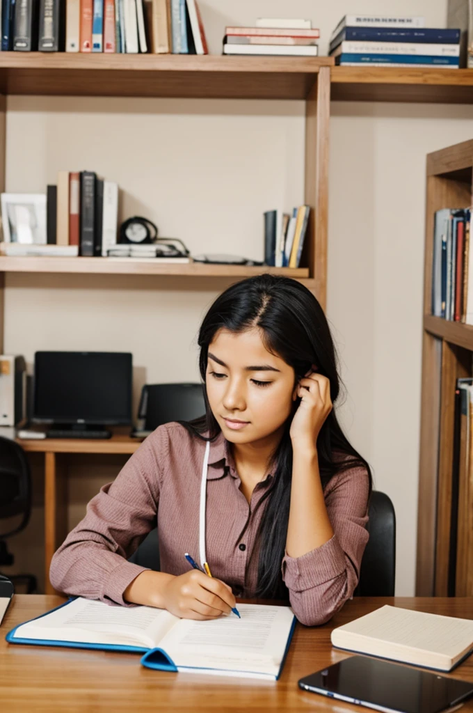 A person dedicated to study and work