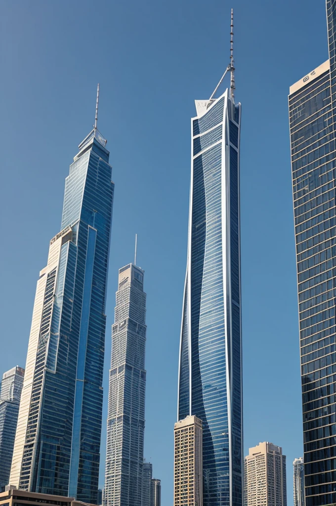 100-story skyscraper building
