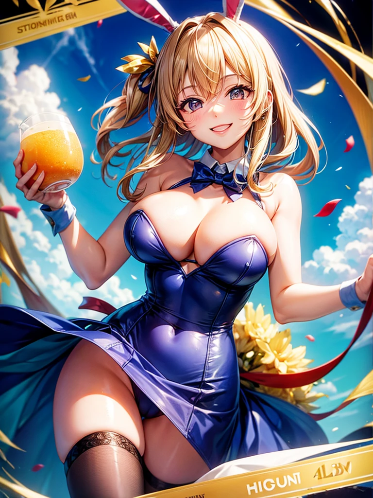 Highest quality,Highest Resolution,y Bunny Girl,smile,