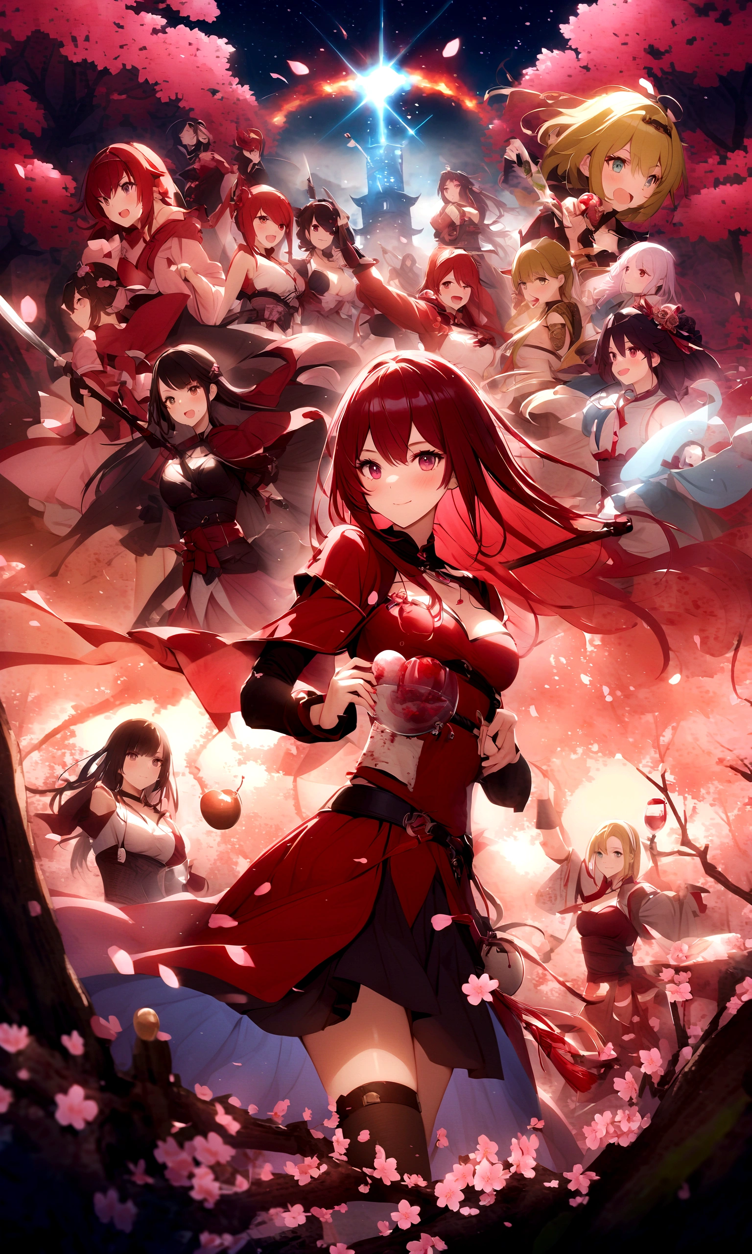 red以外が存在しない世界、red鬼、red薔薇、Otome、red、Blood、wine🍷、wineレッド、red、plum、cherry blossoms、Zhu Hua、Grenadeadder、Scarlet、