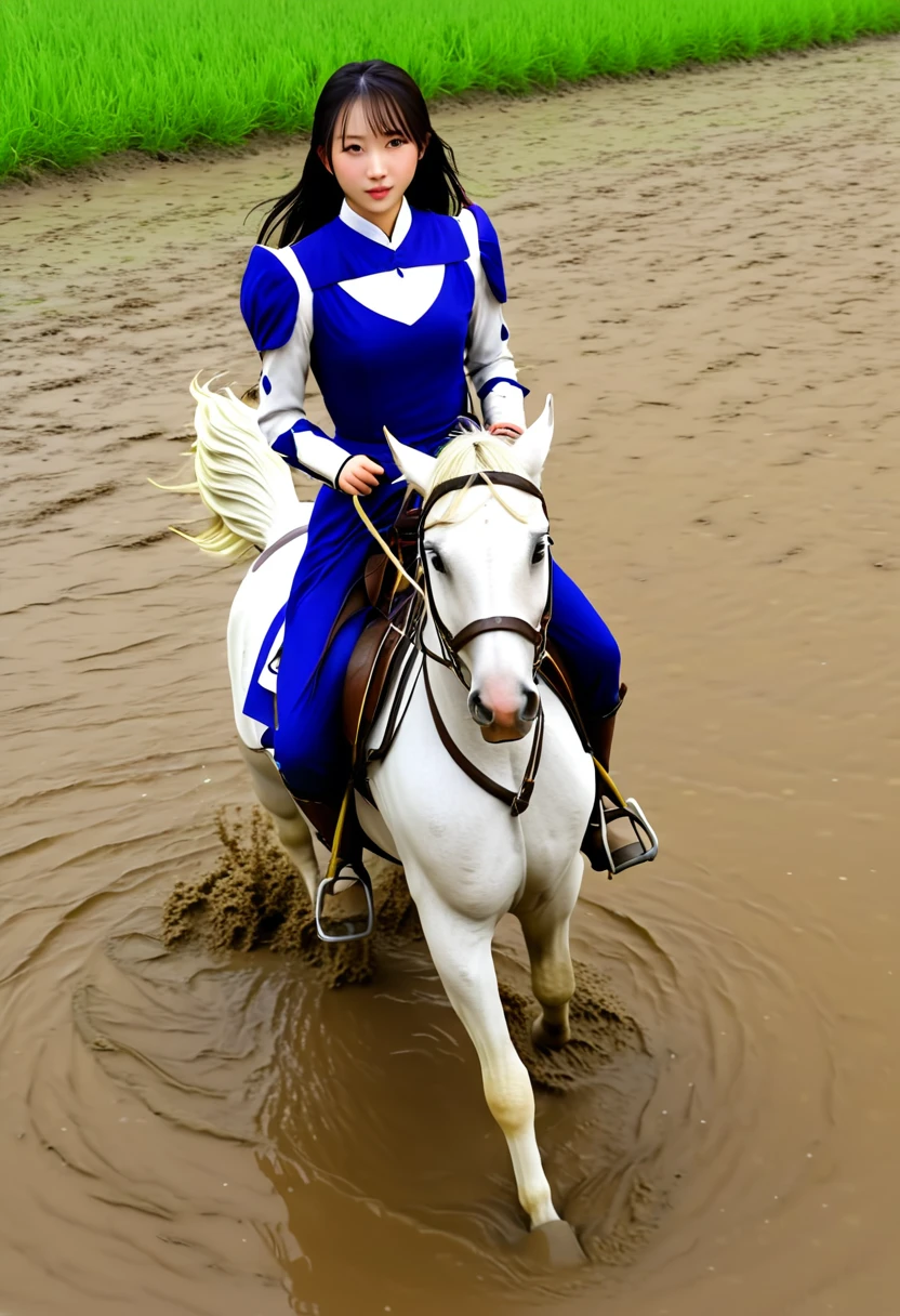 (((masterpiece))),(((Highest quality))),((Tabletop:1.4, Highest quality)), (Realな写真:1.4),
((1 cute girl knight)),rodeo,
(超High resolution:1.2),, wonderful, Very detailed CG Unity 8k wallpaper, Very detailed, High resolution,fat horse ridden by japanese girl,
Soft Light, Beautiful detailed girl, Droopy eyes,Very detailedな目と顔, Beautiful and exquisite nose, Beautiful and exquisite, horse ridden by a girl can't gallop because its drowned in the sticky muddy pitfall:10.0 ,Displeased face:4.0,Real,Stir,Anatomically correct,action horse riding scene while struggle fighting,horse can't gallop because sink in the muddy pitfall