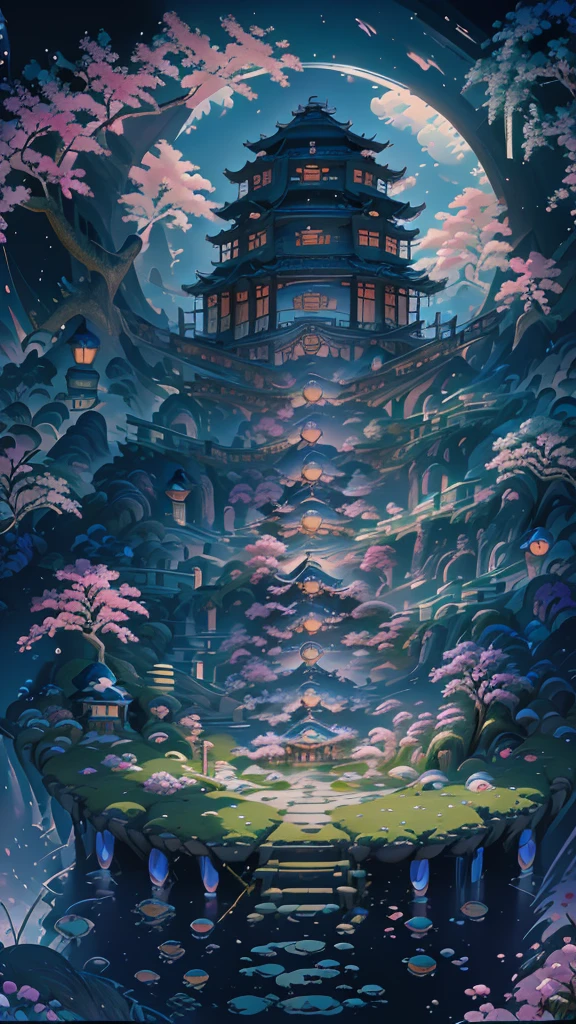 Design cute baby printed graphic,The center is a cute little animal,Surrounded by fairies and mushrooms in her little mushroom house,It has "Little Magic Castle" printed on it,Pastel colors,Simple style,Pink green blue purple,White background,Cute style,Kawaii Art,high resolution,High Detail,Highest quality,Little fairy world illustration style