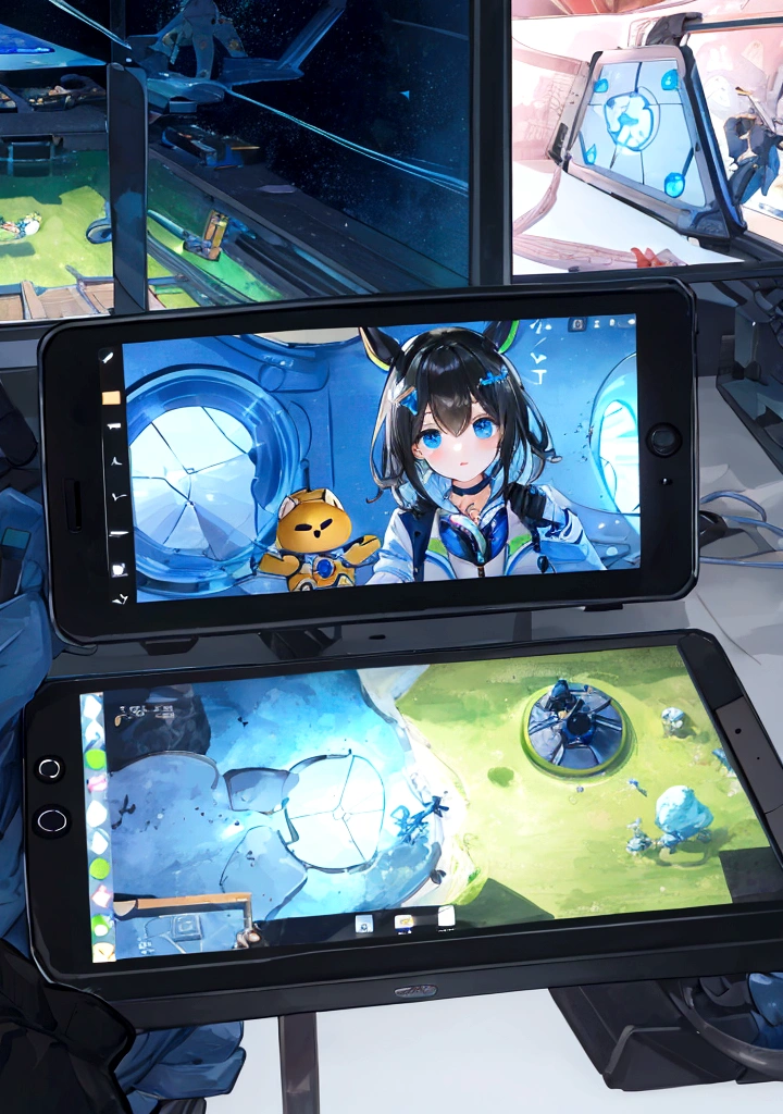 Gamepad images，Pubic area is transparent，Inside the room，Science and technology sense，Really
