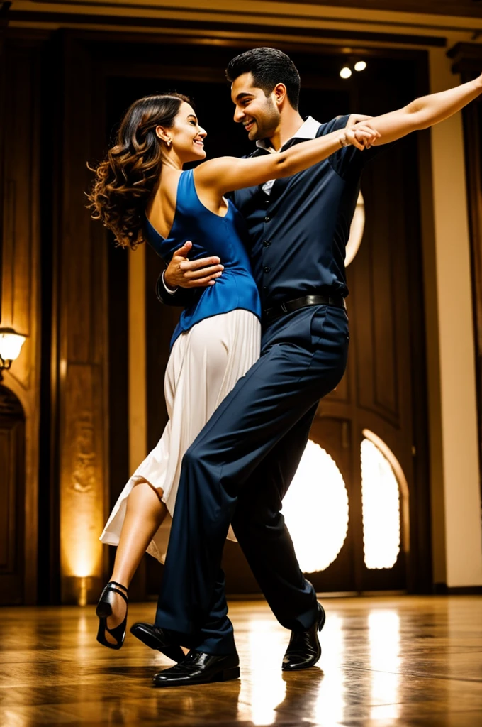 Man and woman dancing San Antonio