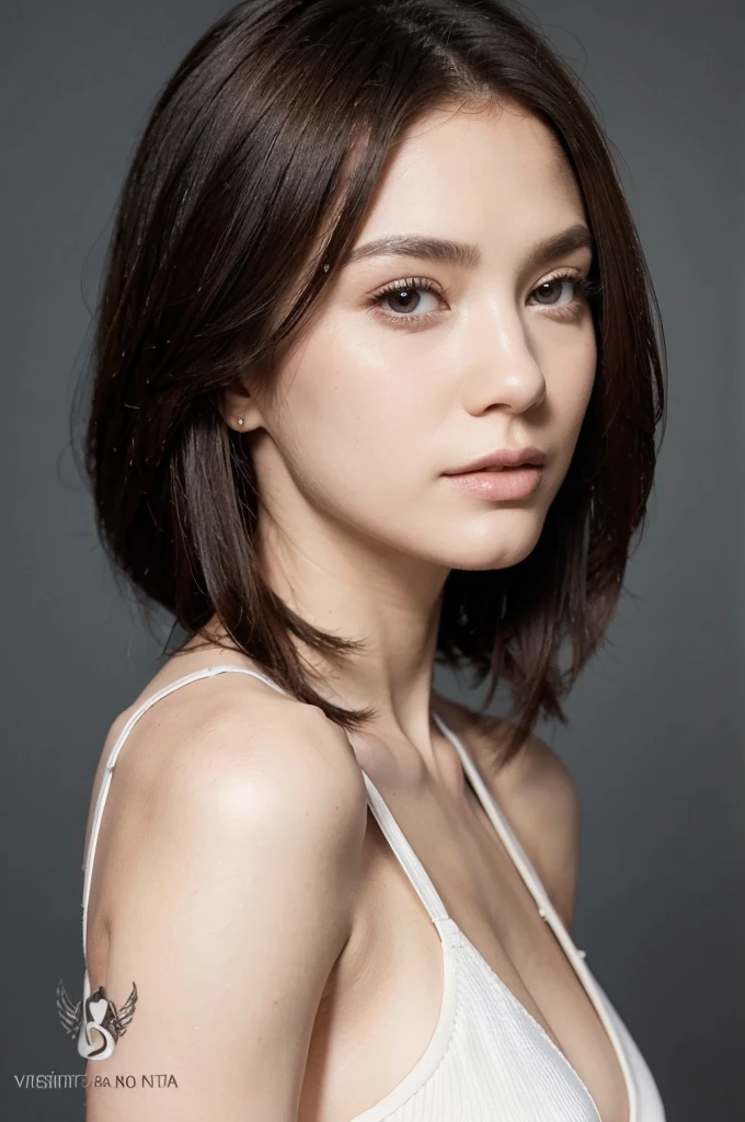 Realistic white suits style