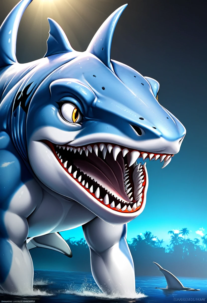 big dangerous shark jaws