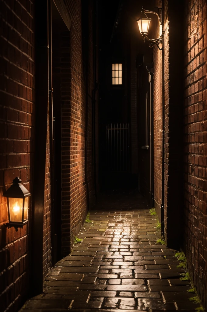 It was a dark and rainy night in London, and the small red brick house in the narrow alley was lit only by a dim lamp in the living room.