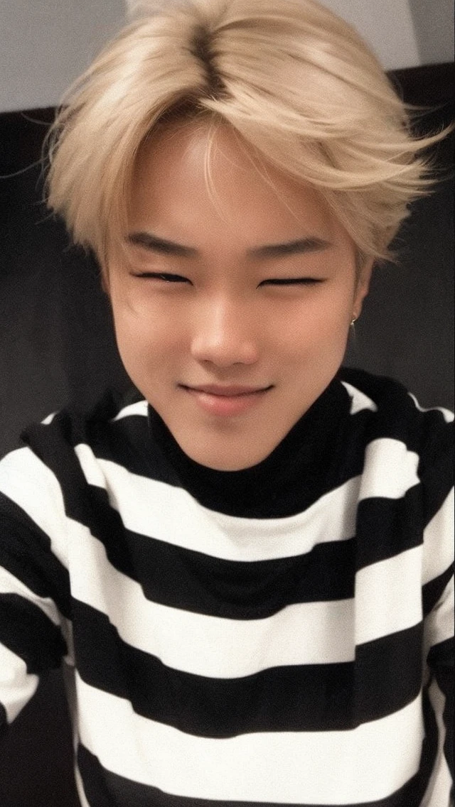 blonde asian