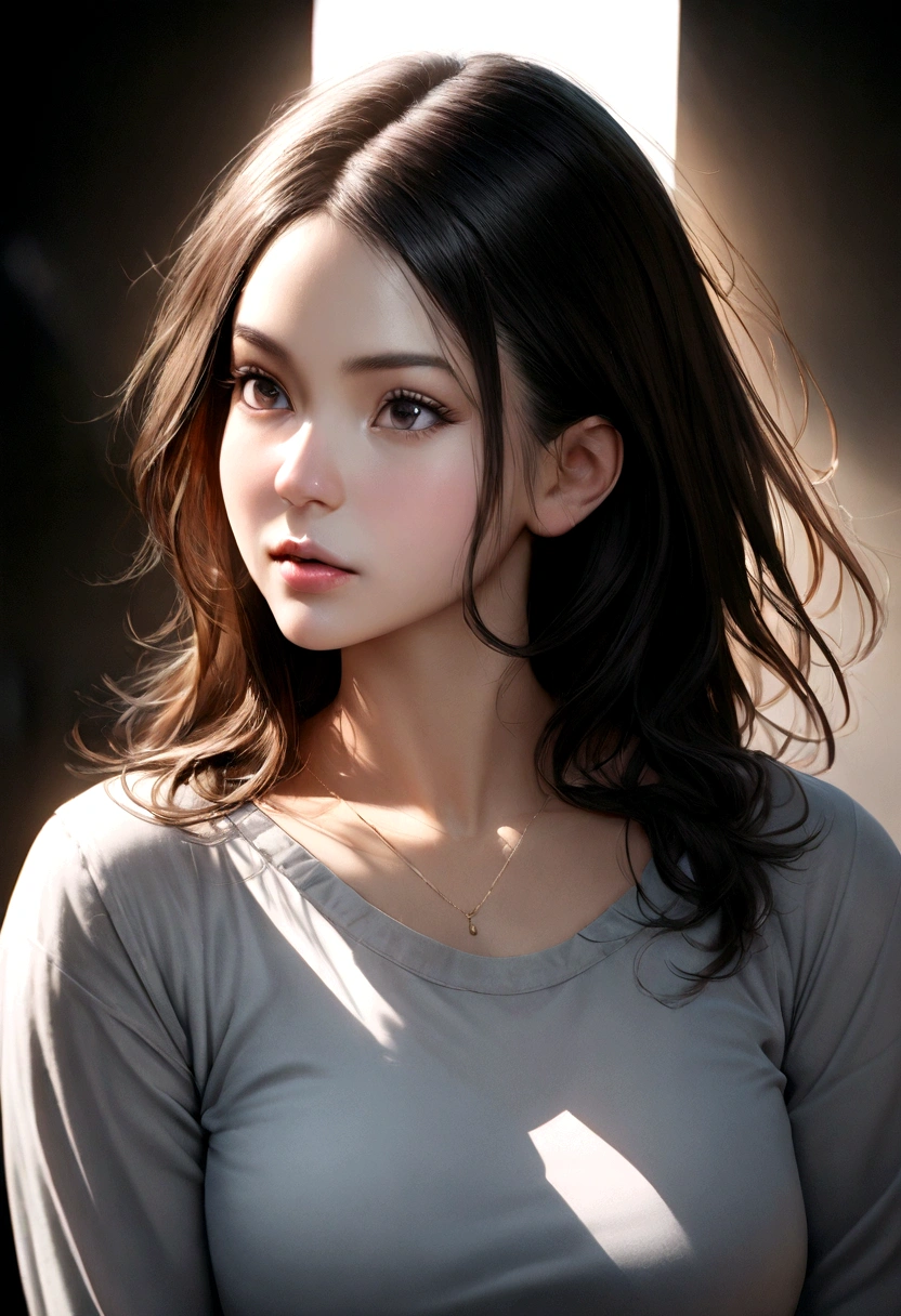 women black mixed , best quality, ultra realistic photo 