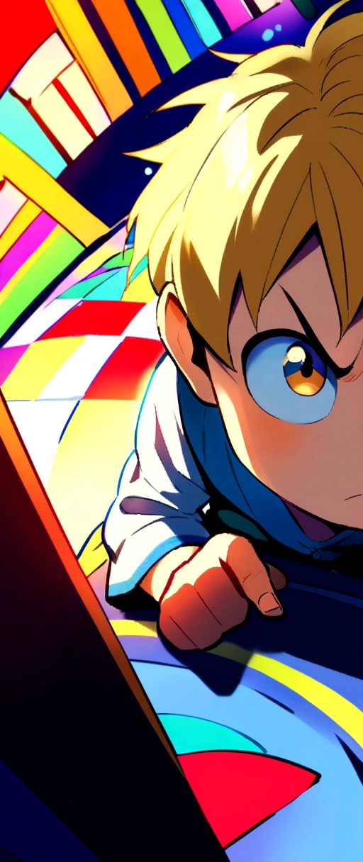 pixar . A 3-year-old blond boy 