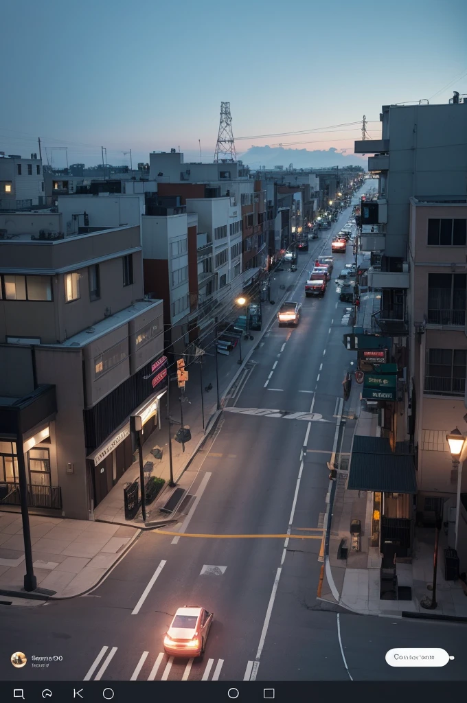 Create a realistic image of a power outage, which will be used to post in Instagram stories.